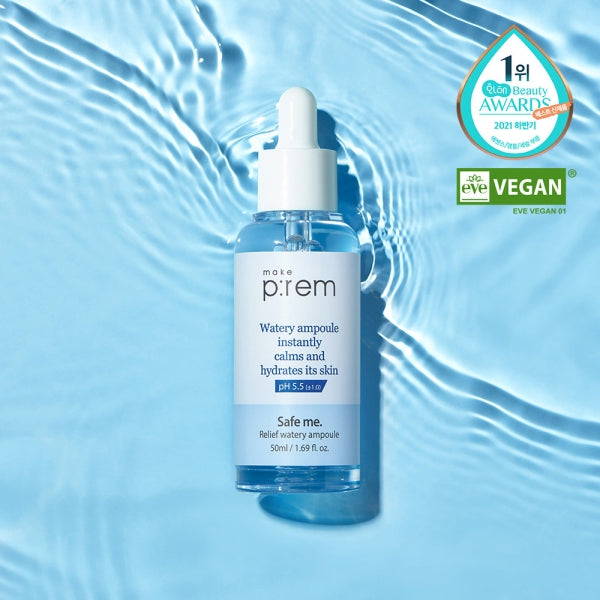 MAKE P:REM Safe Me Relief Watery Ampoule 50ml on sales on our Website !