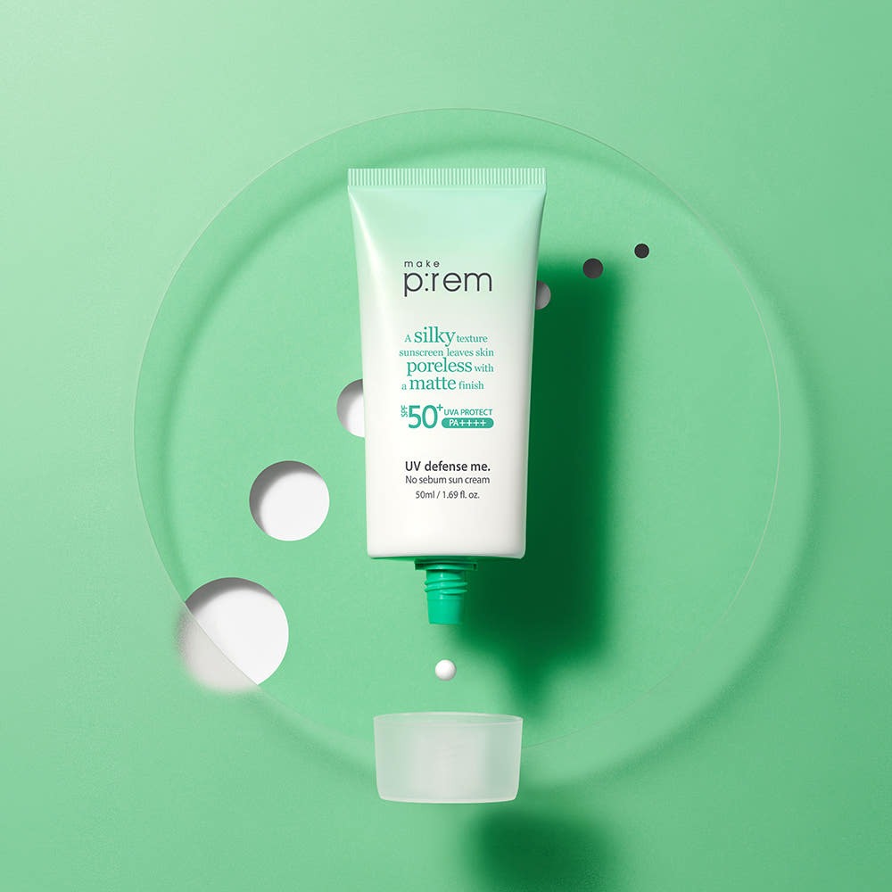 MAKE P:REM  UV Defense Me No-Sebum Sunscreen 50ml