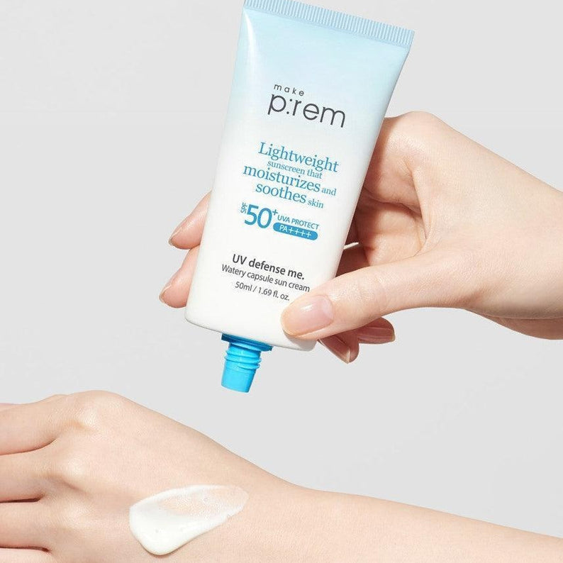 MAKE P:REM  UV Defense Me Watery Capsule Sunscreen 50ml SPF50+ PA++++