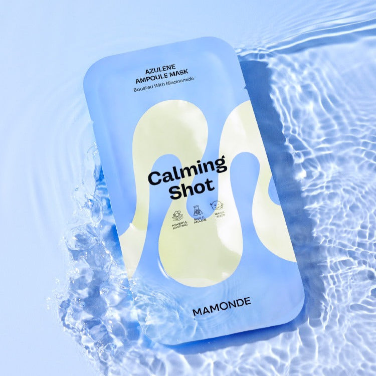 MAMONDE Calming Shot Azulene Ampoule Mask Pack