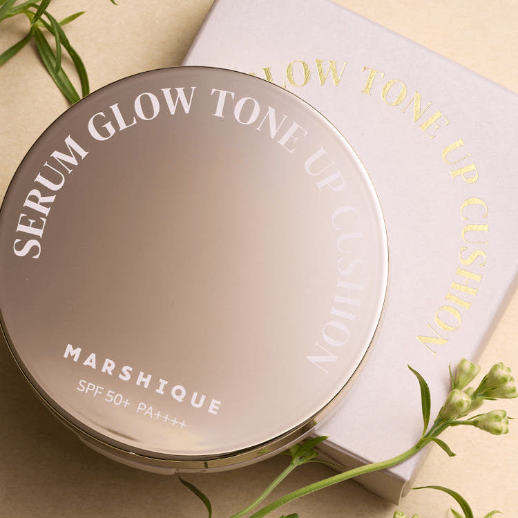MARSHIQUE Serum Glow Tone Up Sun Cushion