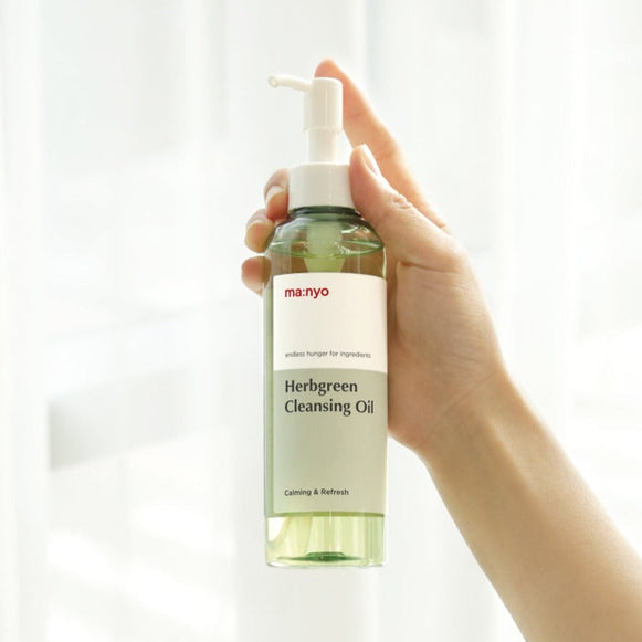 MA:NYO Herbgreen Cleansing Oil 200ml disponible sur Ma petite Coree, ton Eshop 100% K-beauty en direct de Seoul