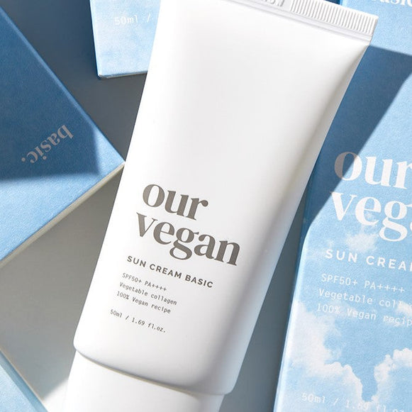 MA:NYO Our Vegan Sun Cream Basic 50ml disponible sur Ma petite Coree, ton Eshop 100% K-beauty en direct de Seoul