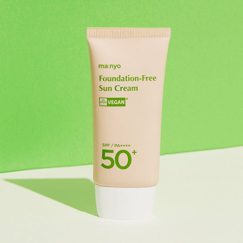 MA:NYO Vegan Foundation-Free Sun Cream SPF 50+ 50ml disponible sur Ma petite Coree, ton Eshop 100% K-beauty en direct de Seoul