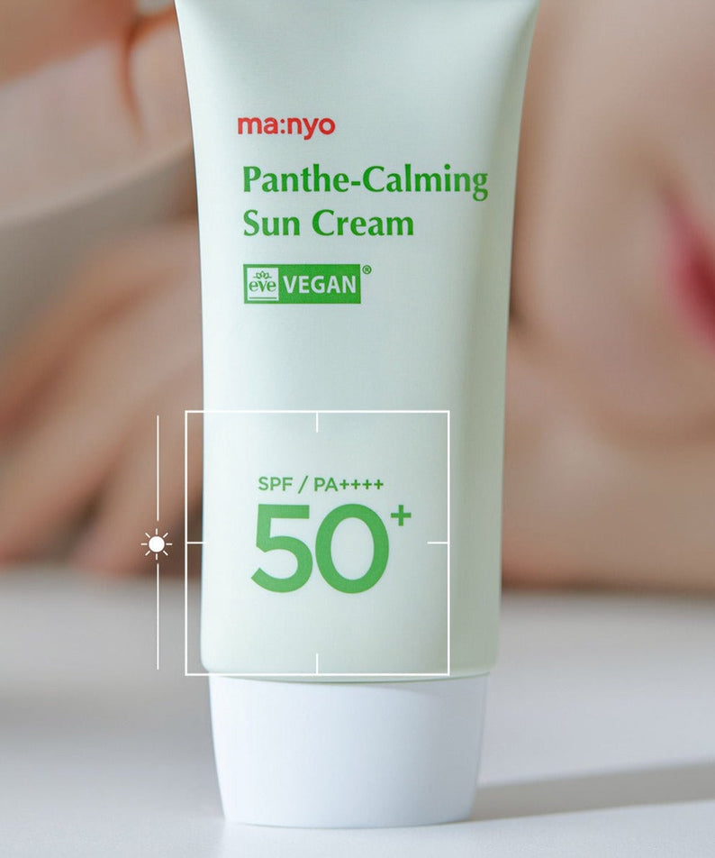 MA:NYO Vegan Panthe-Calming Sun Cream SPF 50+ 50ml disponible sur Ma petite Coree, ton Eshop 100% K-beauty en direct de Seoul