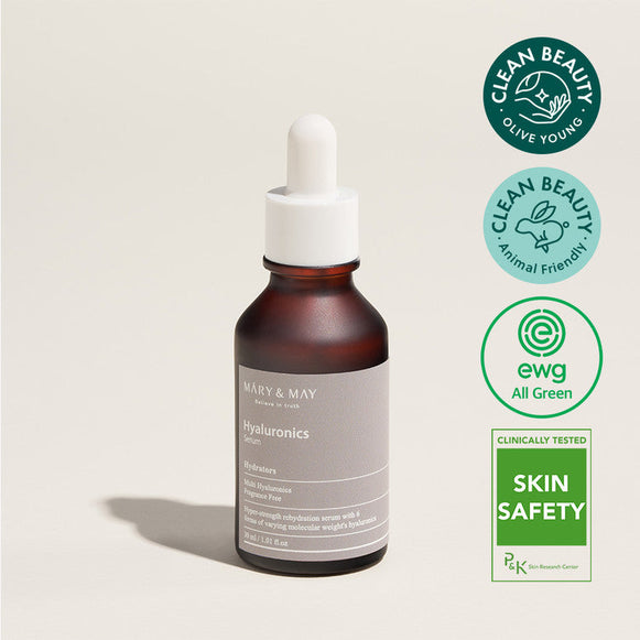 MARY & MAY Hyaluronics Serum 30ml disponible sur Ma petite Coree, ton Eshop 100% K-beauty en direct de Seoul