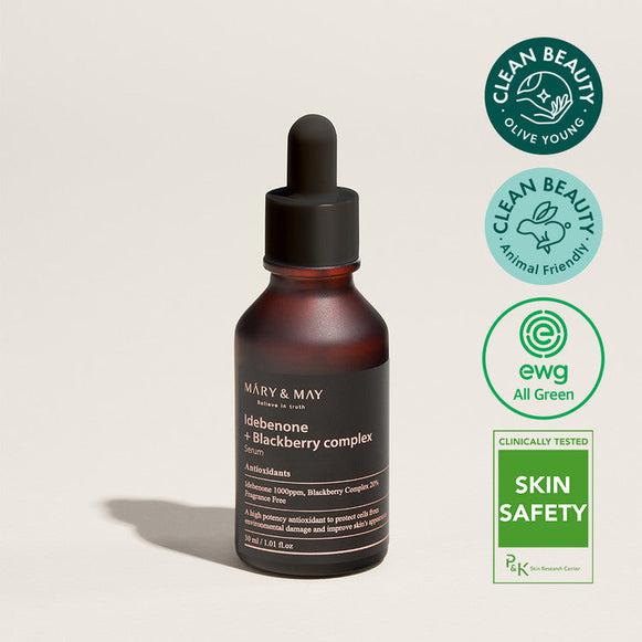 MARY & MAY Idebenone + Blackberry Complex Serum 30ml disponible sur Ma petite Coree, ton Eshop 100% K-beauty en direct de Seoul