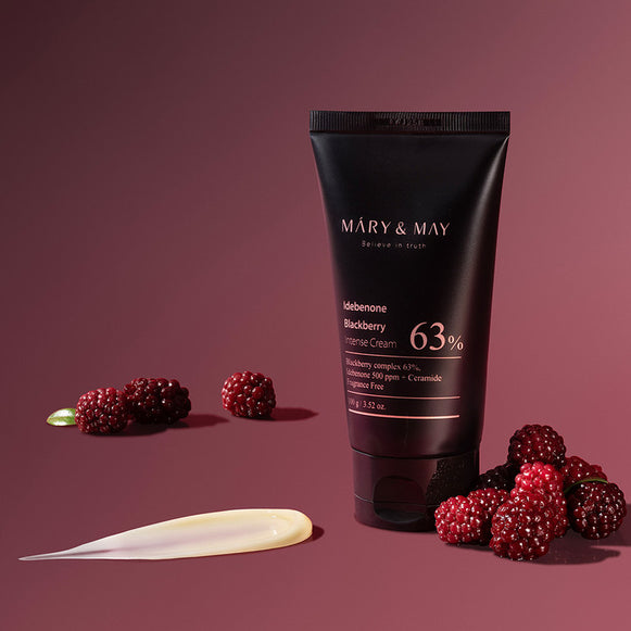 MARY & MAY Idebenone Blackberry Intense Cream disponible sur Ma petite Coree, ton Eshop 100% K-beauty en direct de Seoul