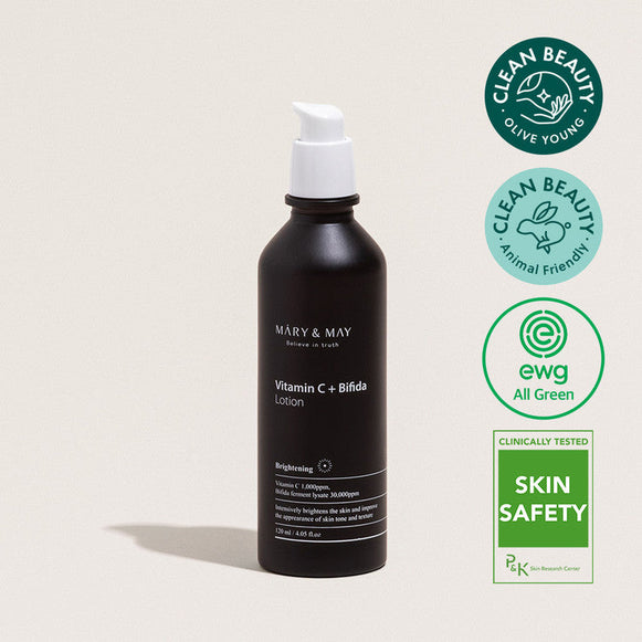 MARY & MAY Vitamin C + Bifida Lotion 120ml disponible sur Ma petite Coree, ton Eshop 100% K-beauty en direct de Seoul
