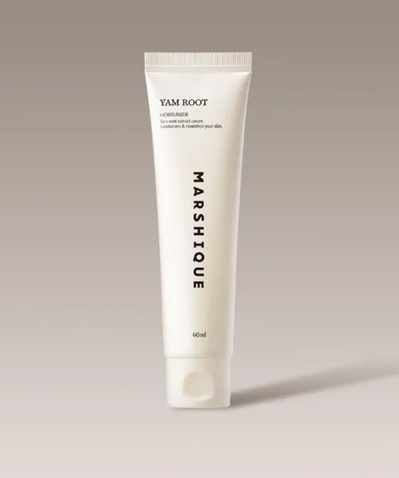 MARSHIQUE Yam Moisture Nourishing Cream 60ml, crème hydratante apaisante à l'extrait d'igname, tube de 60ml, hydratation intense.