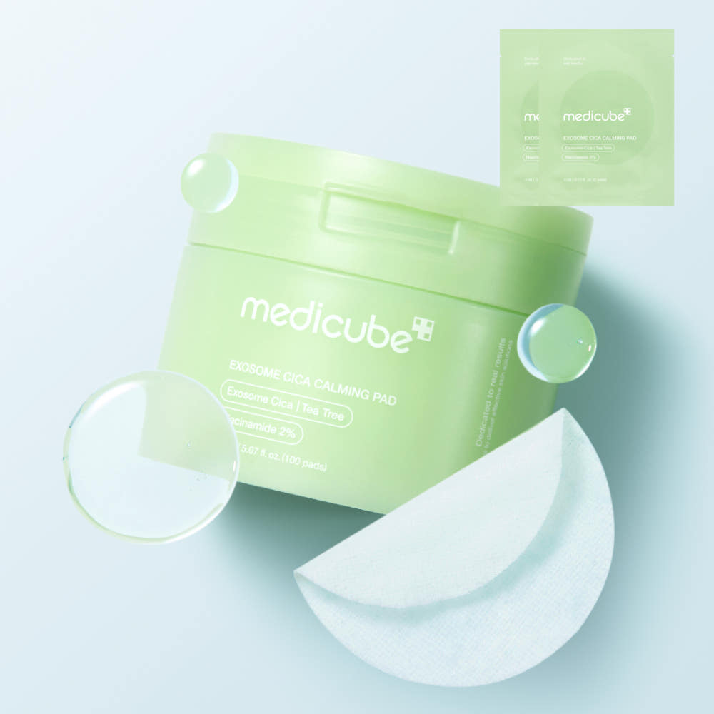 MEDICUBE Exosome Cica Calming Pads 100p 150ml