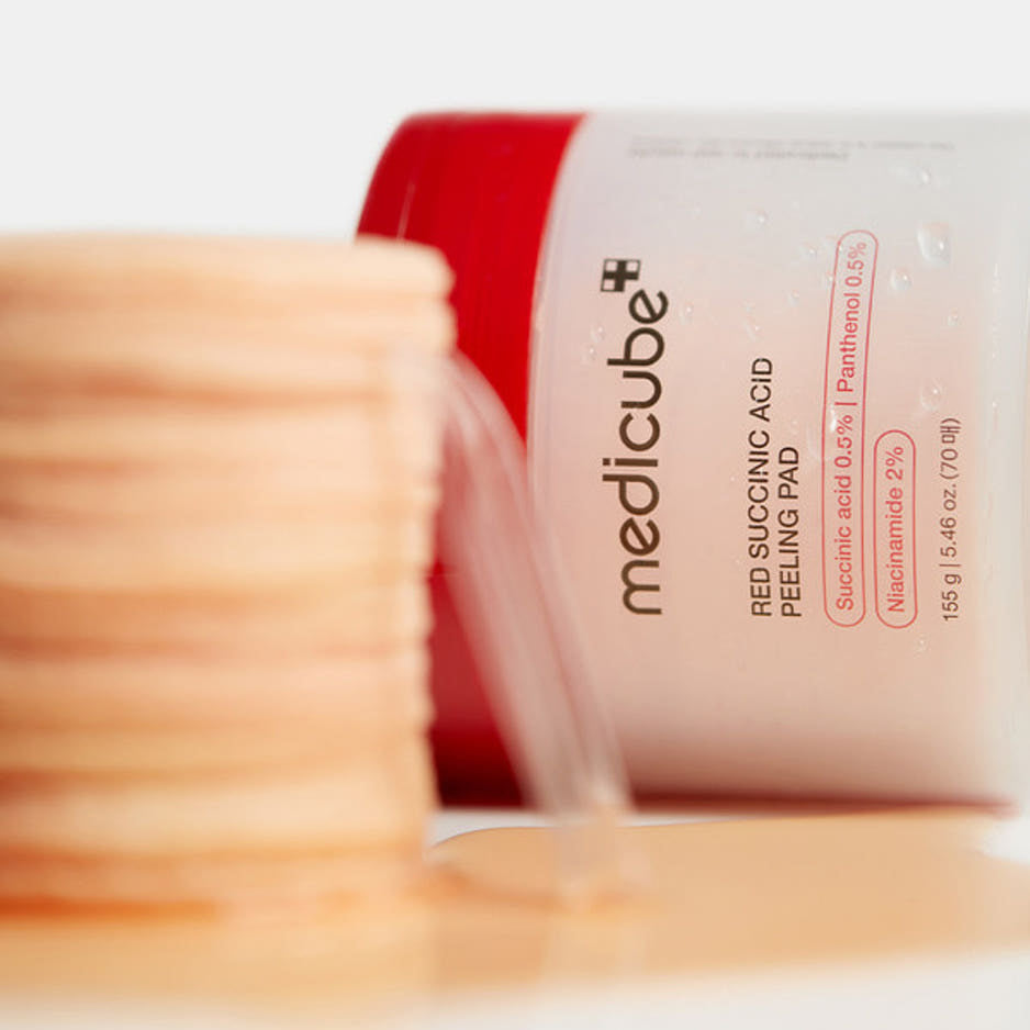 MEDICUBE Red Succinic Acid Peeling Pads 70p 155g