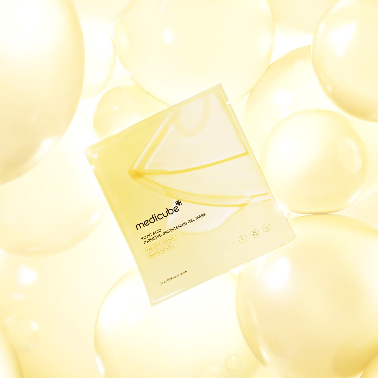 MEDICUBE Kojic Acid Turmeric Vita Gel Mask