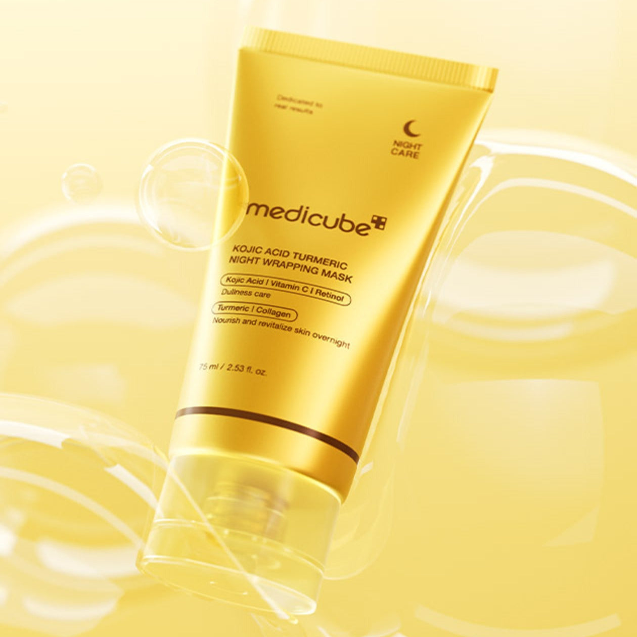 MEDICUBE Kojic Acid Turmeric Vita Wrapping Mask 75ml