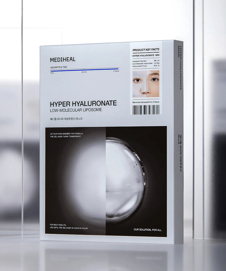 EMBALLAGE DU MASQUE MEDIHEAL Hyper Collagen mask pour soin de la peau