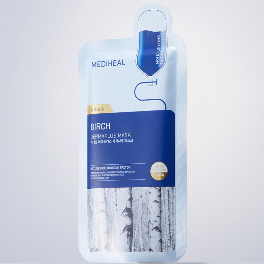 MEDIHEAL Derma Plus Birch Mask 10 Sheets