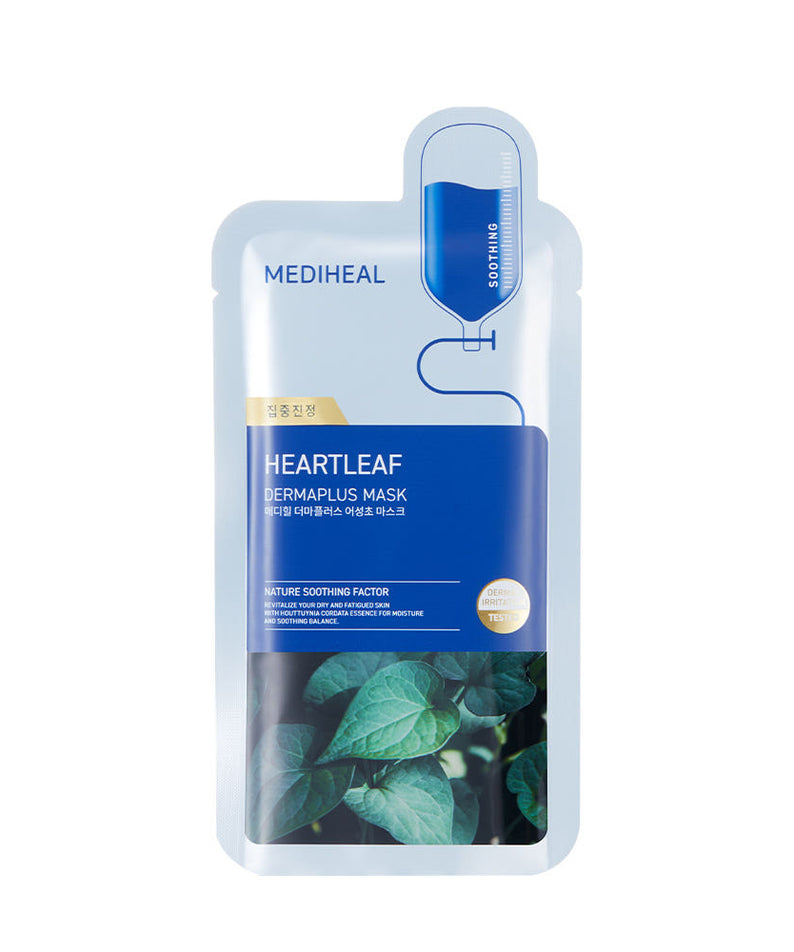 MEDIHEAL Derma Plus Houttuynia Cordata Mask 10 Sheets