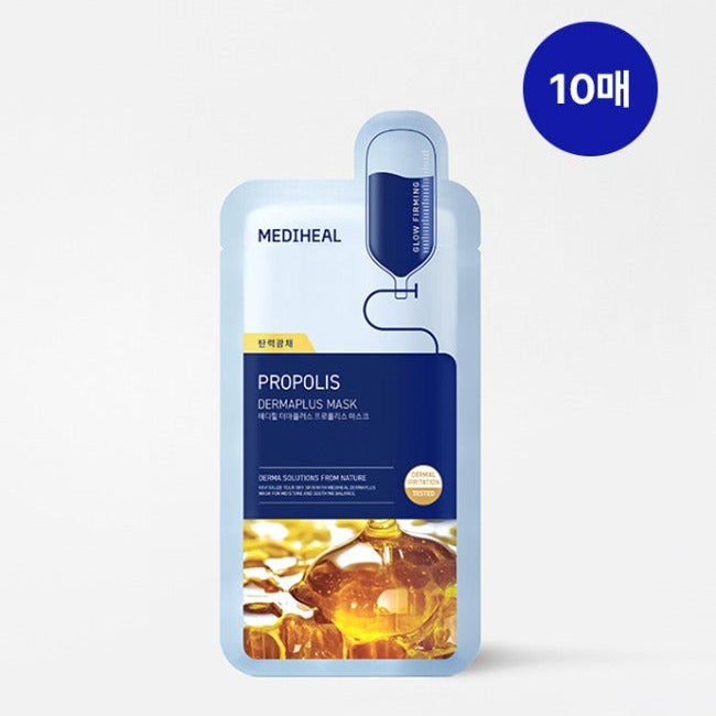 MEDIHEAL Derma Plus Propolis Mask 10 Sheets