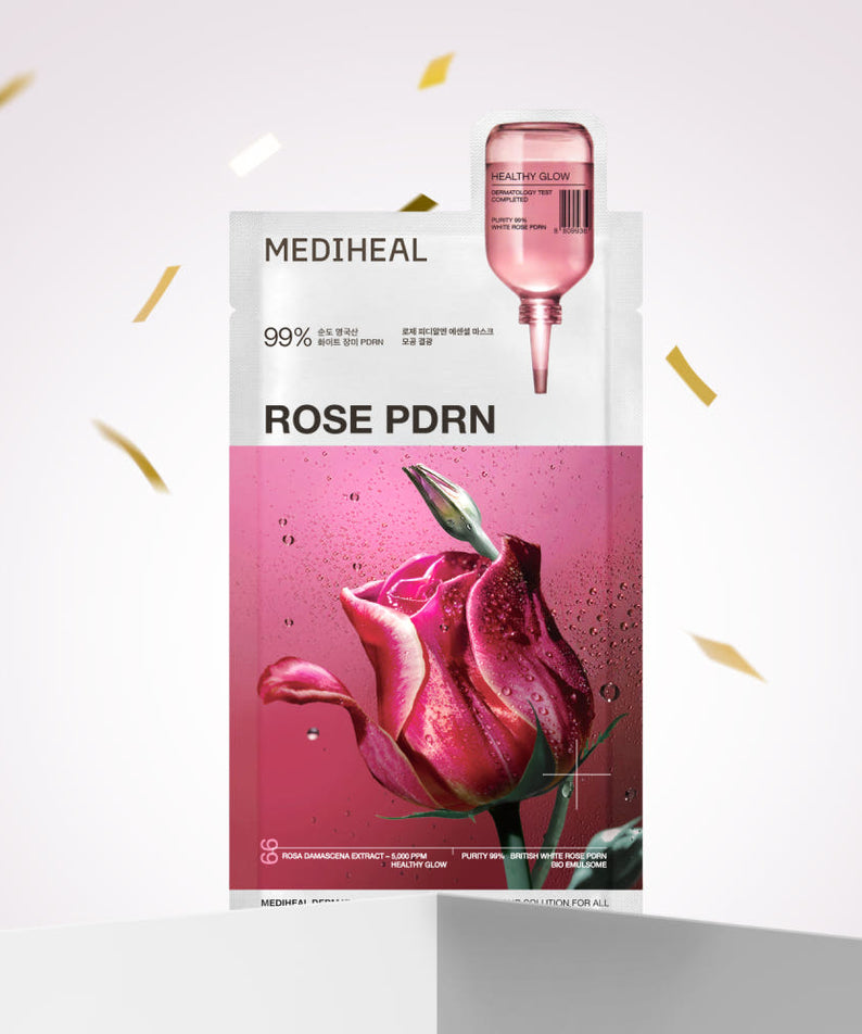 MEDIHEAL Essential Mask Rose PDRN 10 Sheets