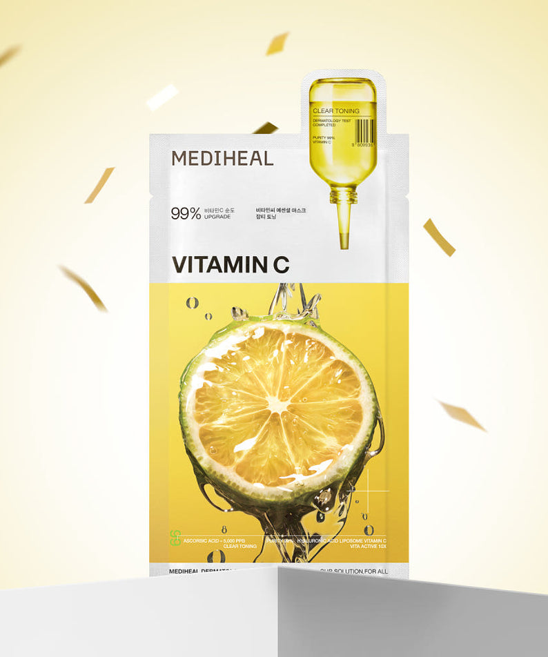 MEDIHEAL Essential Mask Vitamin C 10 Sheets