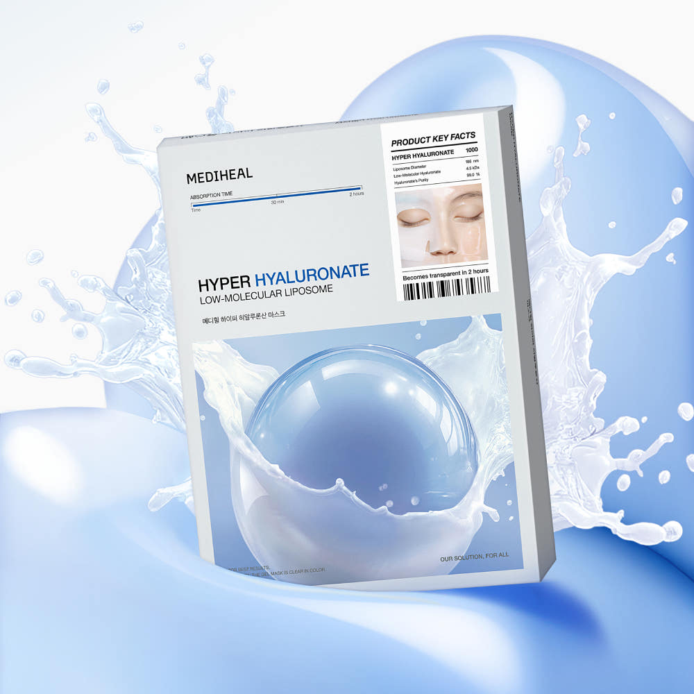 MEDIHEAL Hyper Gel Mask Hyaluronic Acid 4 Sheets
