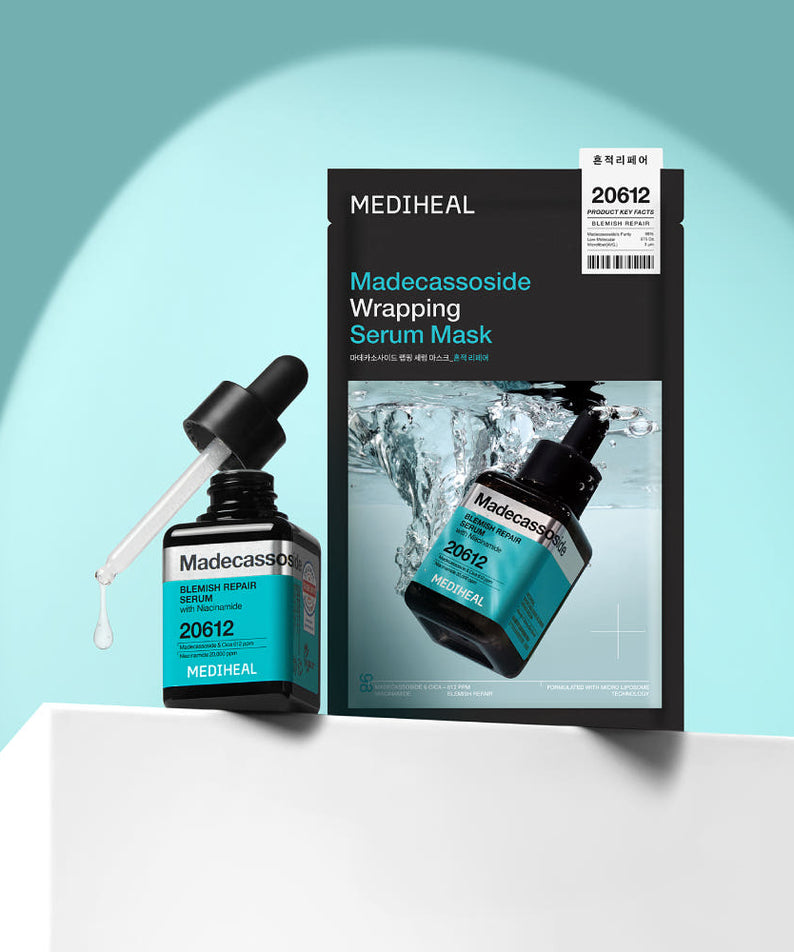MEDIHEAL Madecassoside Wrapping Serum Mask 10 Sheets