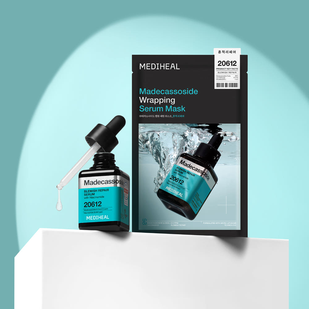 MEDIHEAL Madecassoside Wrapping Serum Mask 10 Sheets