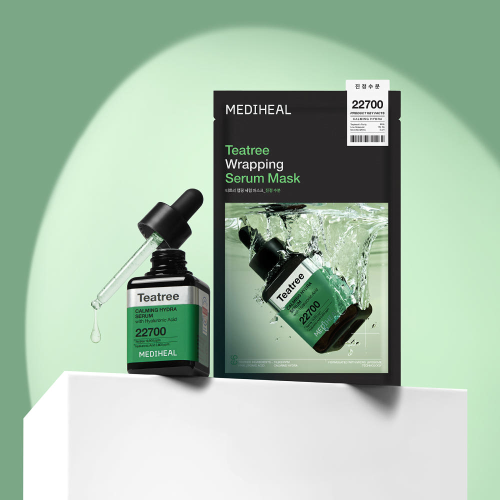MEDIHEAL Wrapping Serum Mask Tea Tree 10 Sheets