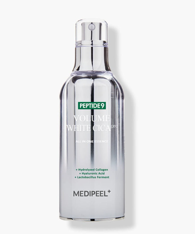 MEDIPEEL Peptide 9 Volume White Cica Essence Pro 100ml disponible sur Ma petite Coree, ton Eshop 100% K-beauty en direct de Seoul