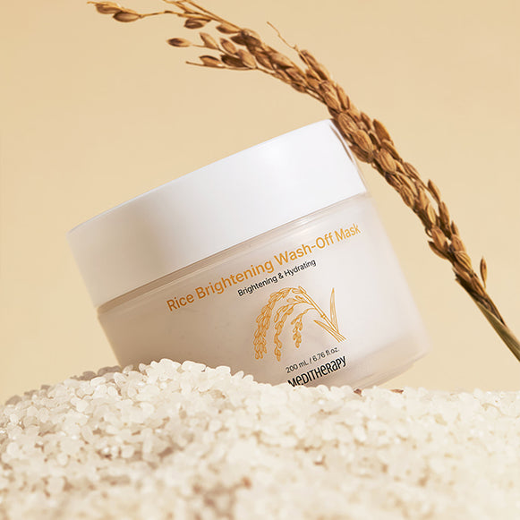 MEDITHERAPY Rice Brightening Wash-Off Mask 200ml disponible sur Ma petite Coree, ton Eshop 100% K-beauty en direct de Seoul