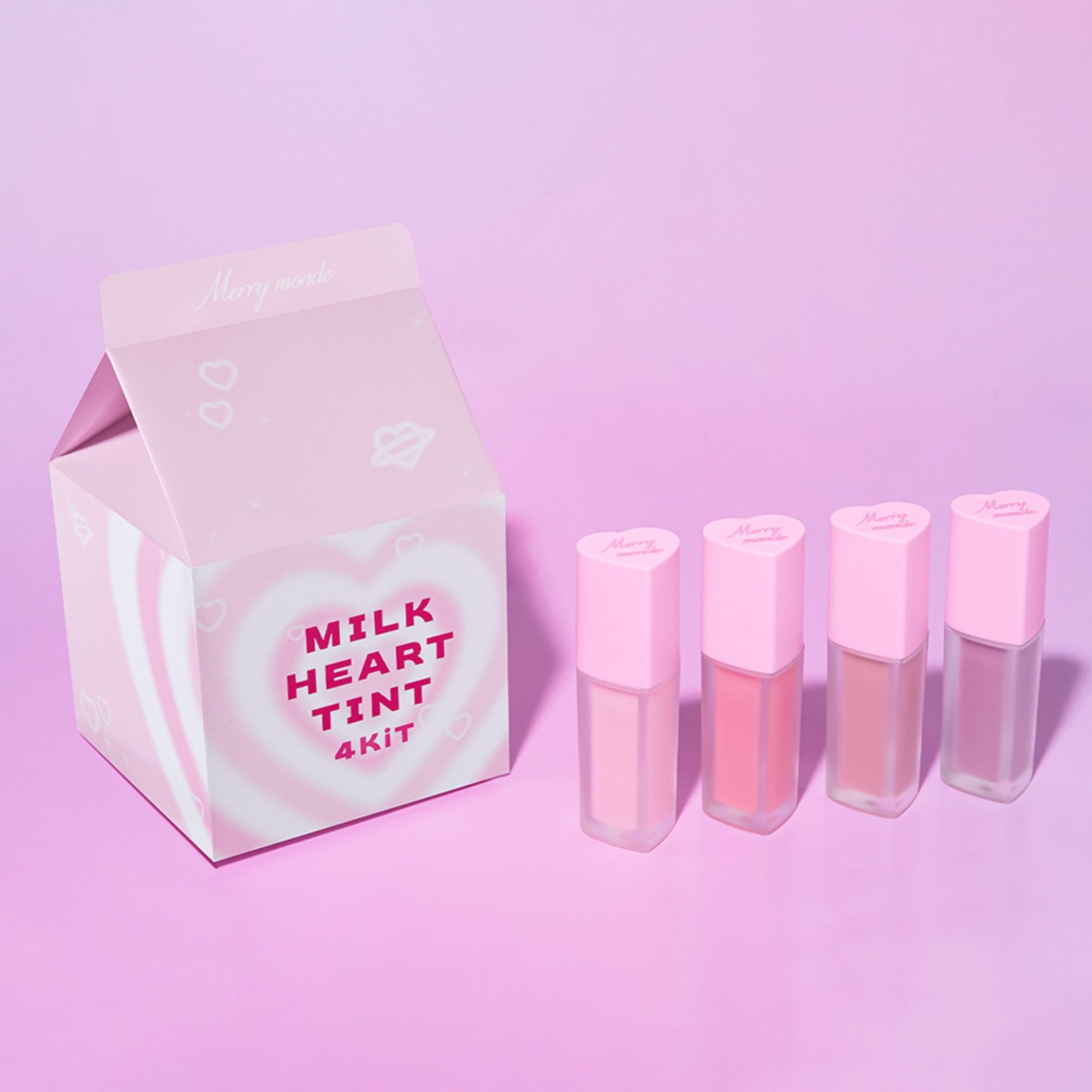 MERRYMONDE Milk Heart Tint 4 Kit