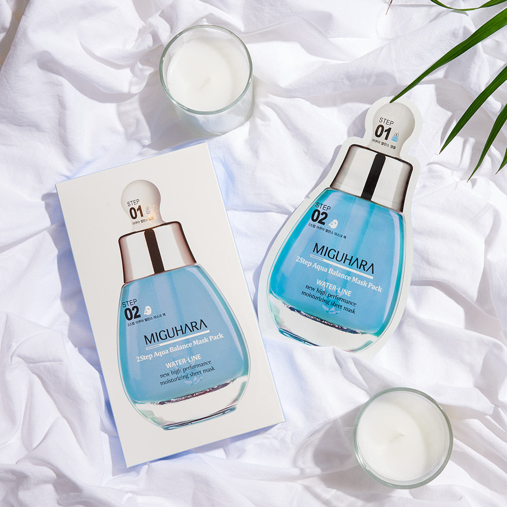 MIGUHARA 2Step Aqua Balance Mask disponible sur Ma petite Coree, ton Eshop 100% K-beauty en direct de Seoul