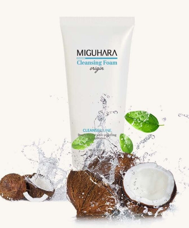 MIGUHARA Cleansing Foam Origin 120ml disponible sur Ma petite Coree, ton Eshop 100% K-beauty en direct de Seoul