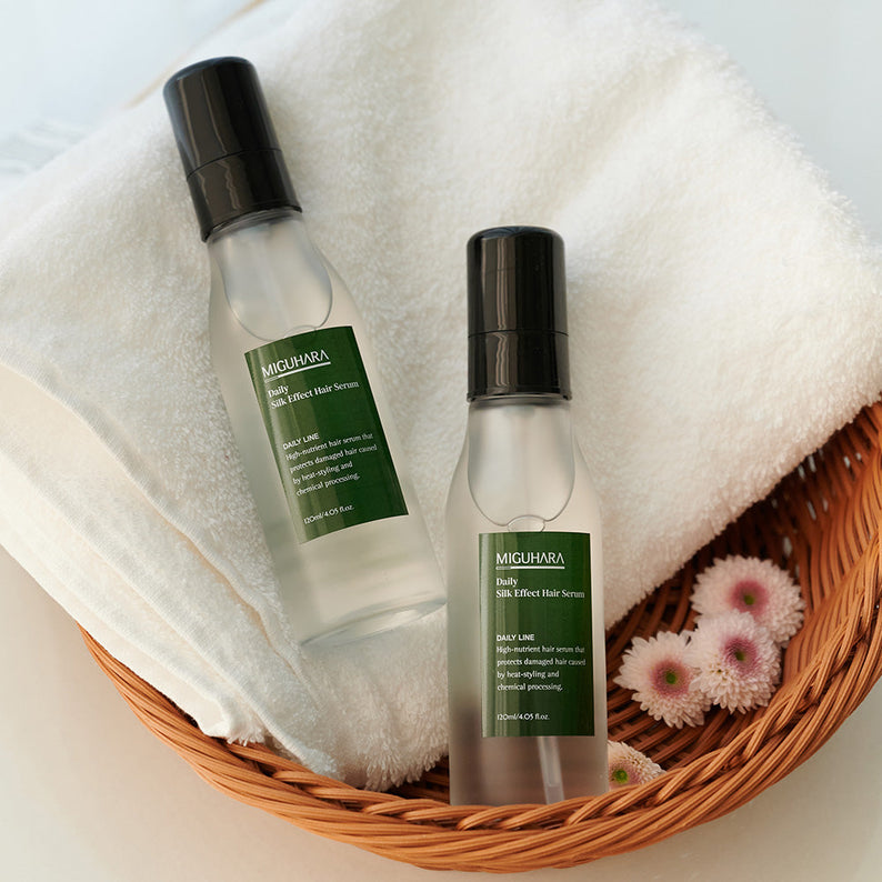 MIGUHARA Daily Silk Effect Hair Serum 120ml disponible sur Ma petite Coree, ton Eshop 100% K-beauty en direct de Seoul