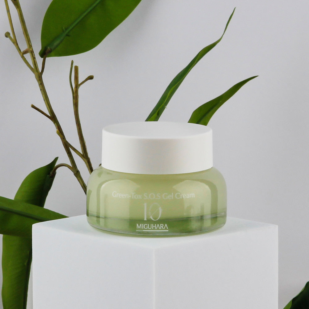MIGUHARA Green-Tox S.O.S Gel Cream 50ml disponible sur Ma petite Coree, ton Eshop 100% K-beauty en direct de Seoul
