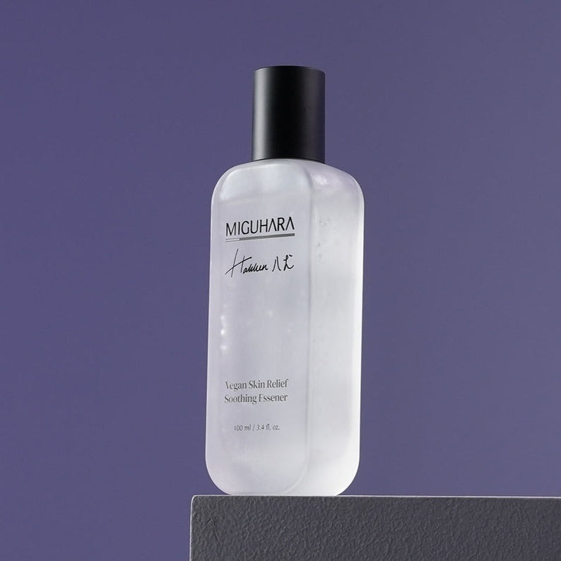 MIGUHARA Vegan Skin Relief Soothing Essener 100ml disponible sur Ma petite Coree, ton Eshop 100% K-beauty en direct de Seoul