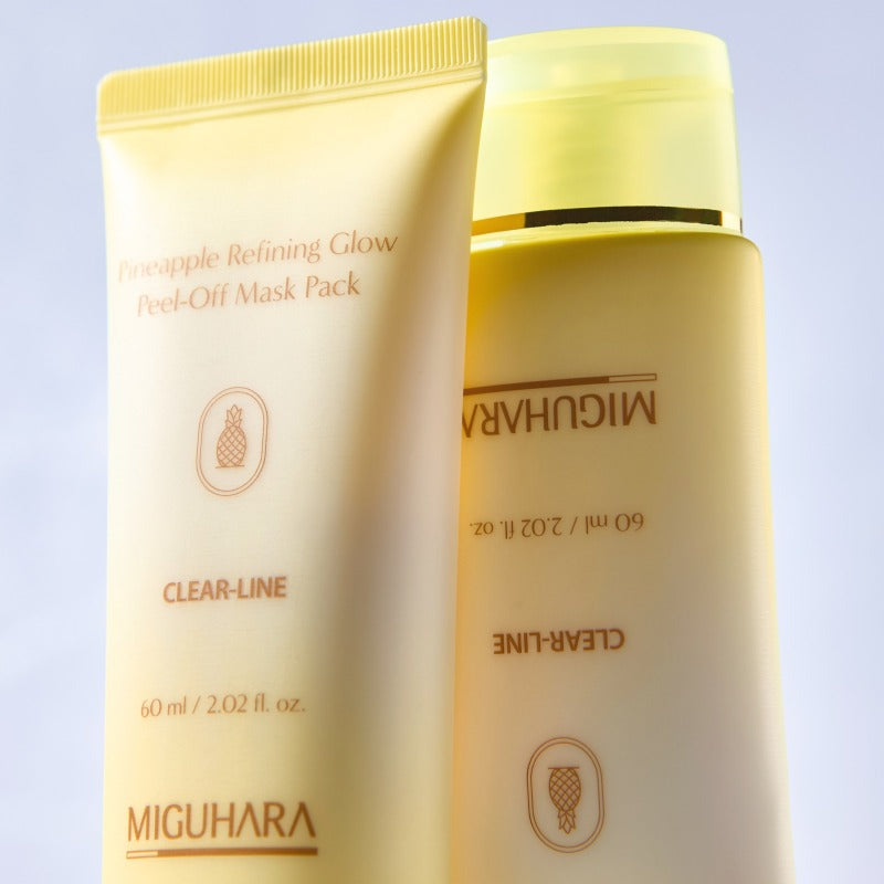 MIGUHARA Pineapple Refining Glow Peel Off Mask Pack 60ml