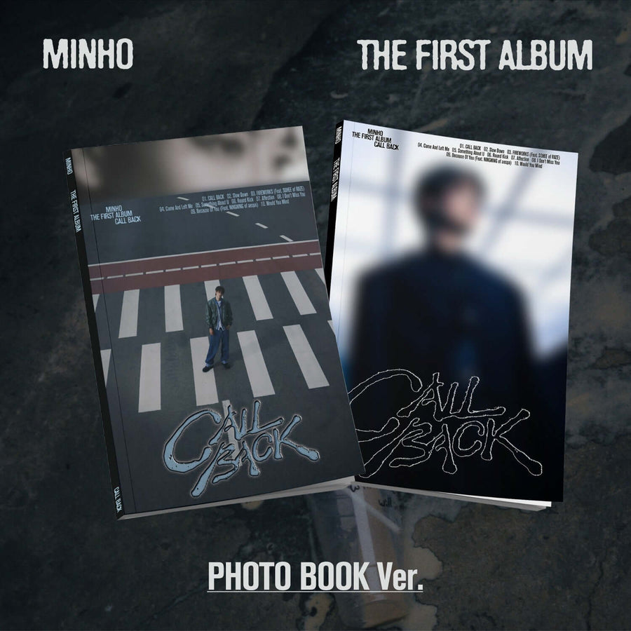 MINHO - 1st Album [CALL BACK] (Photo Book Ver.) (Random 1 of 2) - Album Kpop