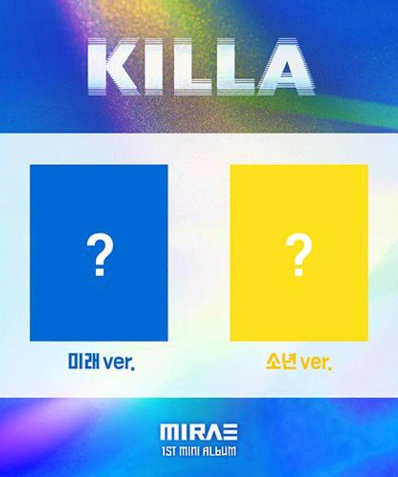 MIRAE - [KILLA - MIRAE 1st Mini Album] Set - Album Kpop, coffret collectionneur avec visuel KILLA sur fond bleu
