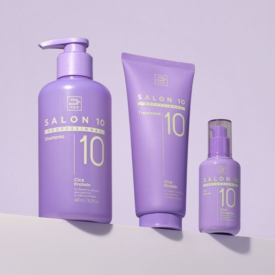 MISE EN SCENE Salon 10 Professional Cica Protein Shampoo 480ML