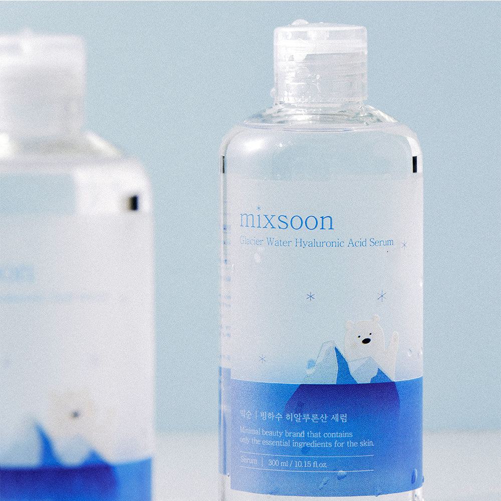 MIXSOON Glacier Water Hyaluronic Acid Serum 300ml disponible sur Ma petite Coree, ton Eshop 100% K-beauty en direct de Seoul