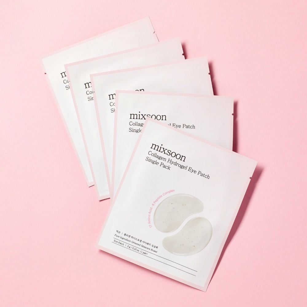 MIXSOON Collagen Hydrogel Eye Patch Single Pack 5 Sheets