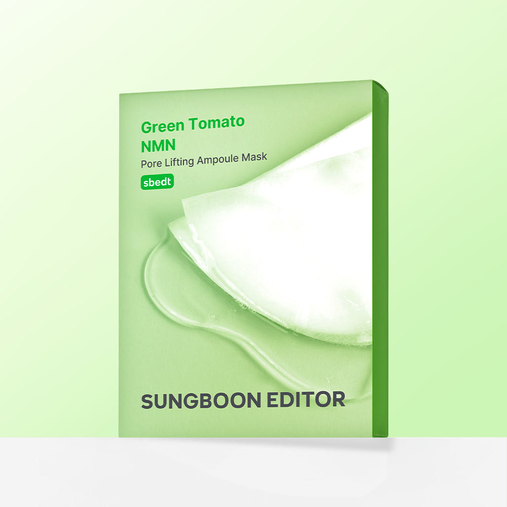 SUNGBOON EDITOR Green Tomato NMN Pore Lifting Ampoule Mask