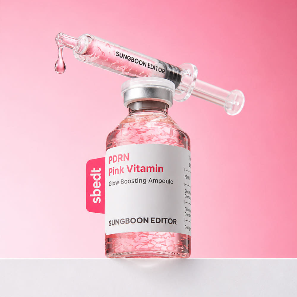 SUNGBOON EDITOR Pink PDRN Vitamin Glow Boosting Ampoule 40ml
