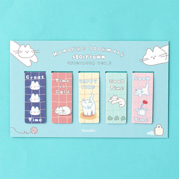 MONOLIKE Magnetic Bookmark Set #StoryTownAfternoon Ver.2 disponible sur Ma petite Coree, ton Eshop 100% K-beauty en direct de Seoul