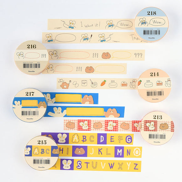 MONOLIKE Unmatched Friends Masking Tape en stock sur Ma Petite Corée