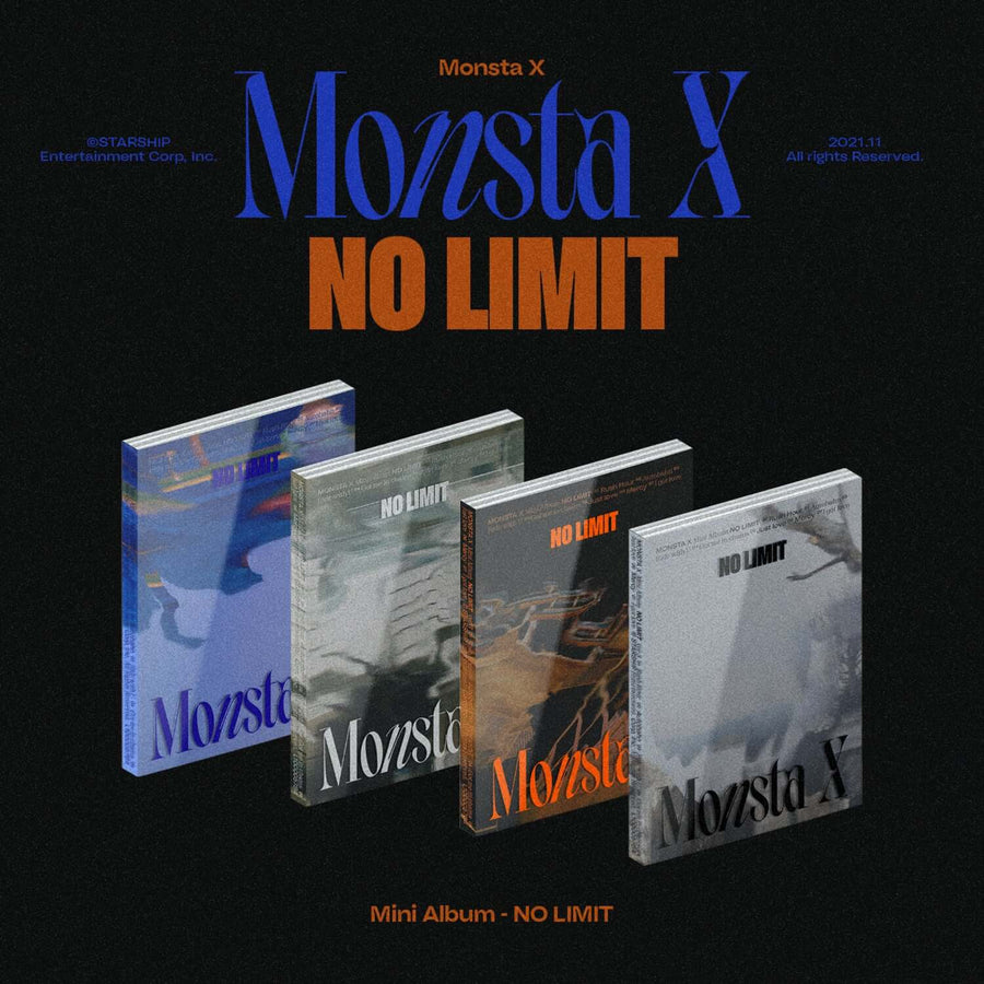 MONSTA X - 10th Album [NO LIMIT] (4 Random) - Album Kpop