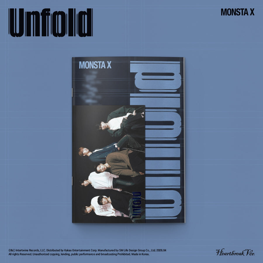 MONSTA X - [Unfold] Standard (Heartbreak Ver.) - Album Kpop