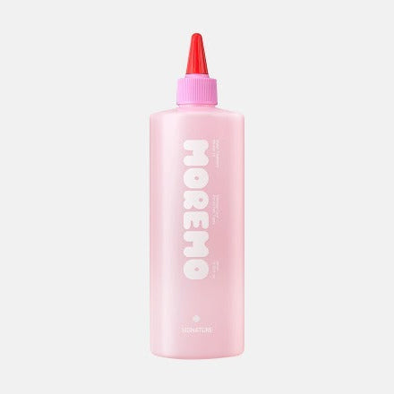 MOREMO Original Fragrance Water Miracle 10 Signature Edition Treatment 480ml, flacon rose avec embout rouge sur fond blanc