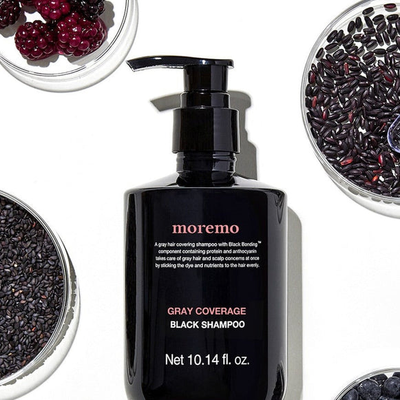 MOREMO Gray Coverage Black Shampoo 300ml en stock sur Ma Petite Corée